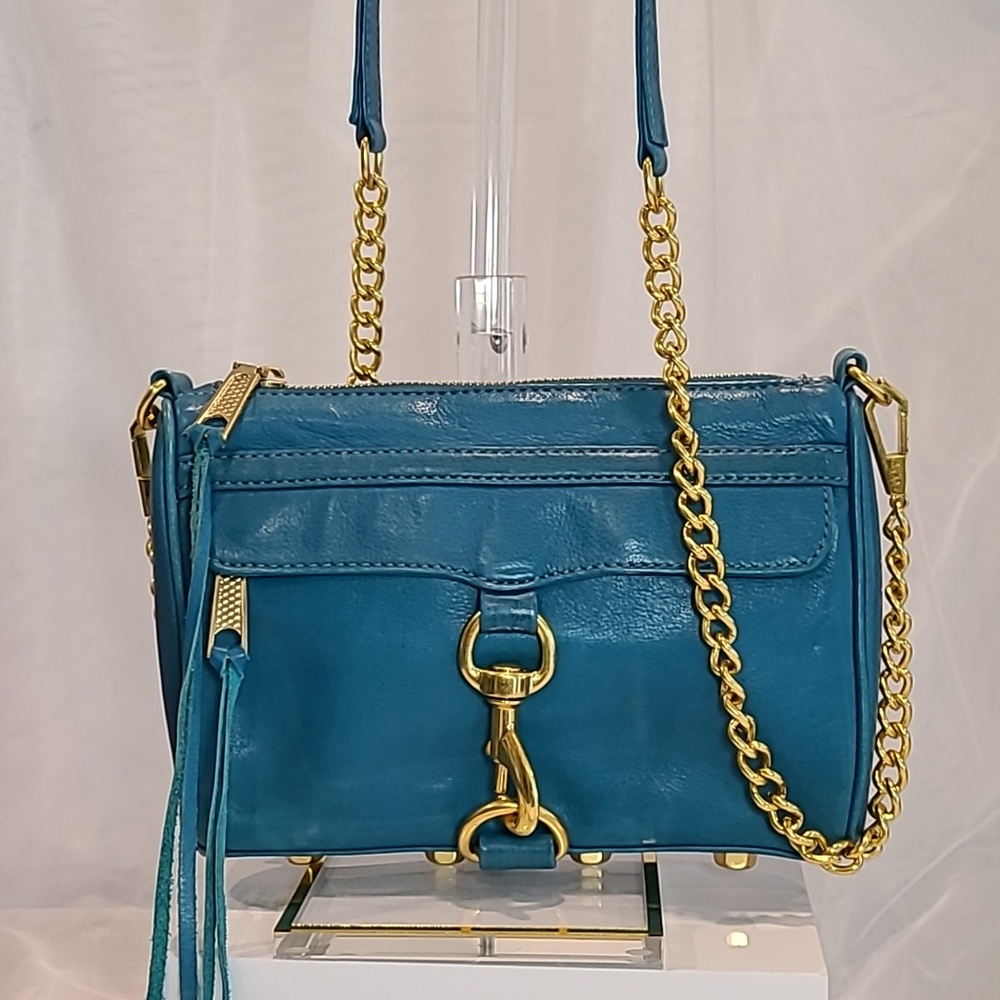 Rebecca Minkoff Teal Leather Crossbody Bag